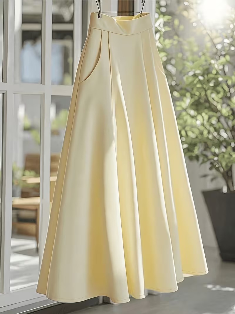 Jupe Longue Femme Taille Haute