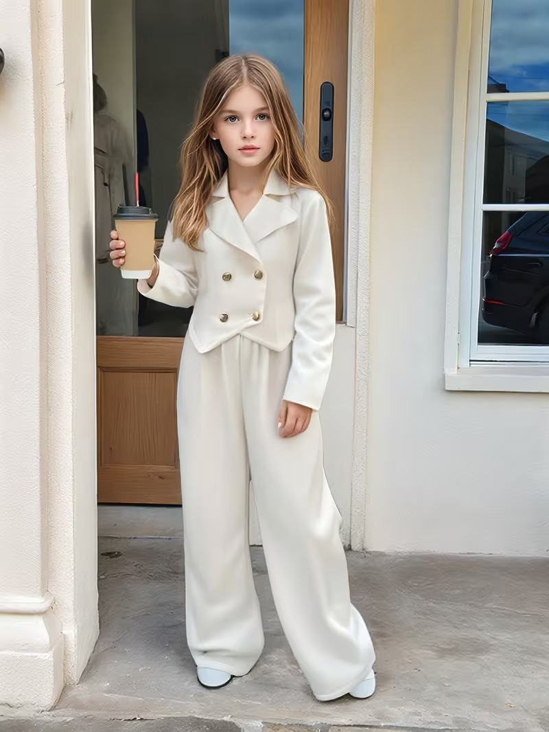 Ensemble Fille 2 Pièces – Veste et Pantalon – Image 4